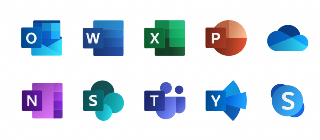 Nieuwe Microsoft Office 2019 icons